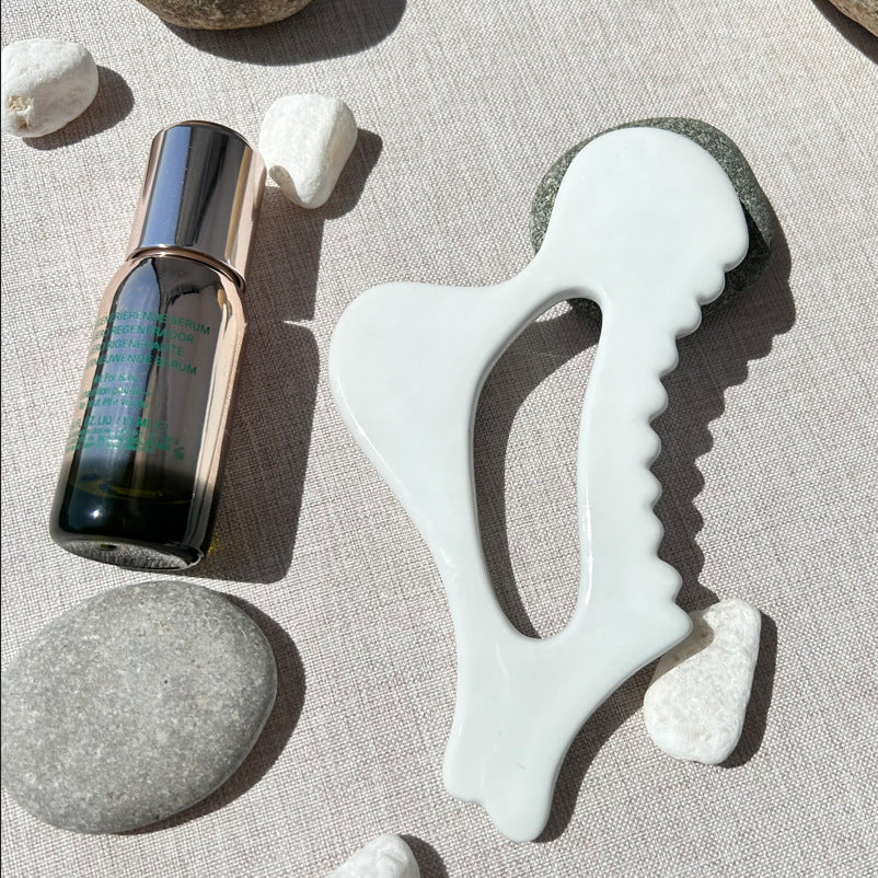 Ceramic Scraping Facial Massage Beauty Board