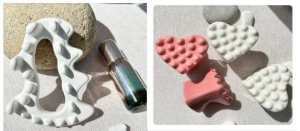 Ceramic Scraping Facial Massage Beauty Board