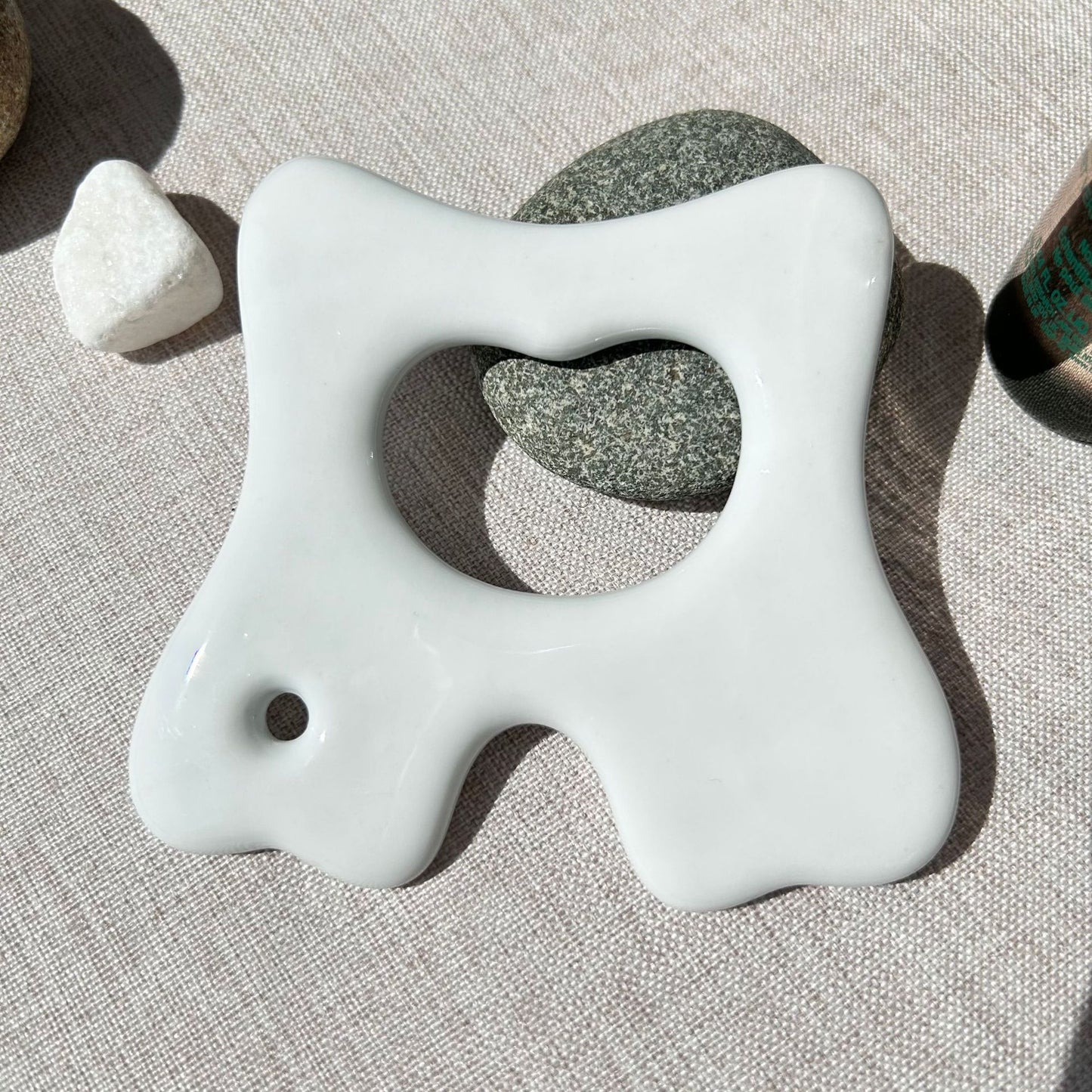 Ceramic Scraping Facial Massage Beauty Board