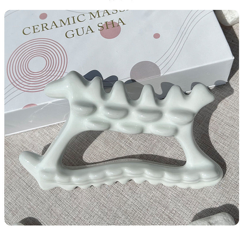 Ceramic Scraping Facial Massage Beauty Board